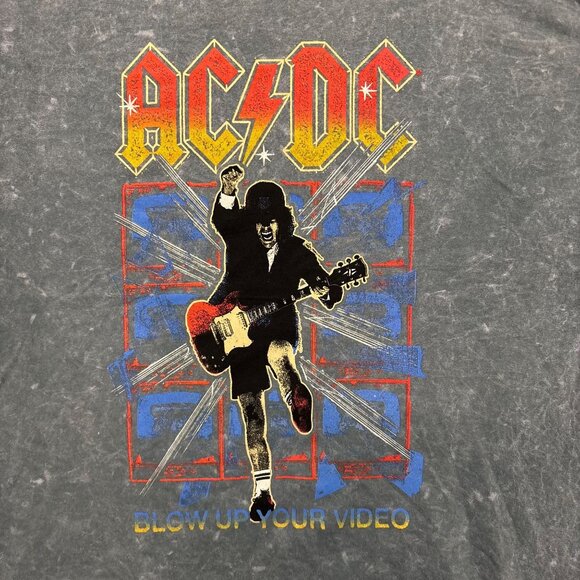AC/DC “Blow Up Your Video” Rock Band Graphic T-Shirt Size Extra Large - Picture 2 of 4
